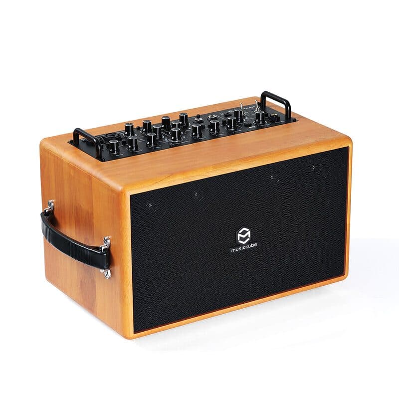 Amplificatore portatile chitarra acustica 140W Bluetooth USB - Quercia - MUSICCUBE MCU-MC-MA90PROOA