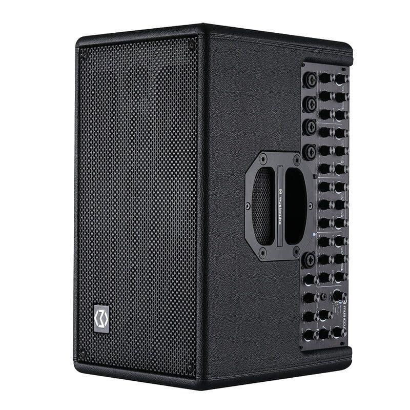 Diffusore line array portatile 450W a batteria - Nero - MUSICCUBE MCU-MC-T2+BL