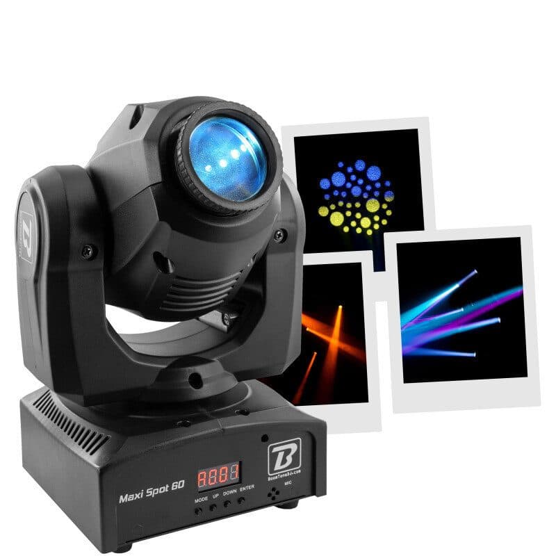 Testa mobile LED Spot 60W - BOOMTONE DJ MSC-BOOMAXISPOT60