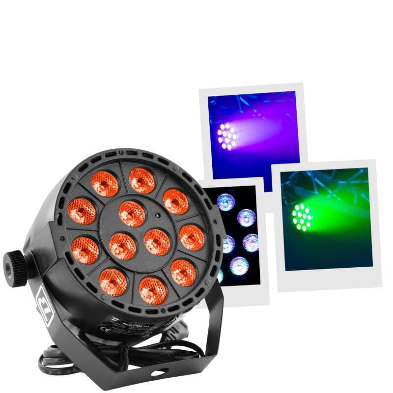 Faro PAR LED 12x3W RGB 3-in-1 20° DMX - BOOMTONE DJ MSC-BOOPARTYPAR123