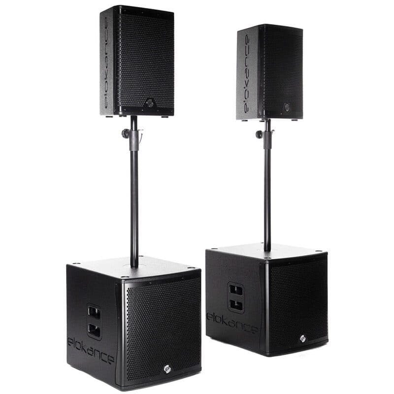 Sistema PA 1300WRMS 2x ELO 10 MK2 + 2x SUB15A - ELOKANCE ELO 1300 MK2