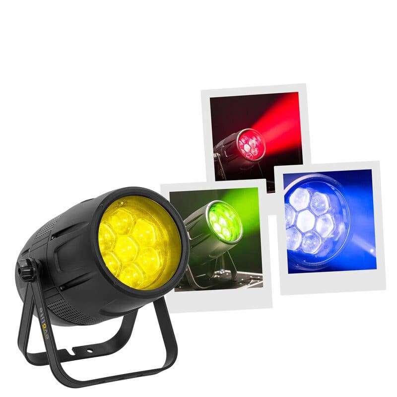 Proiettore architettonico LED RGBW zoom 5-45° IP65 DMX RDM - EVOLITE MSC-EVOIPAR740RGBWZ