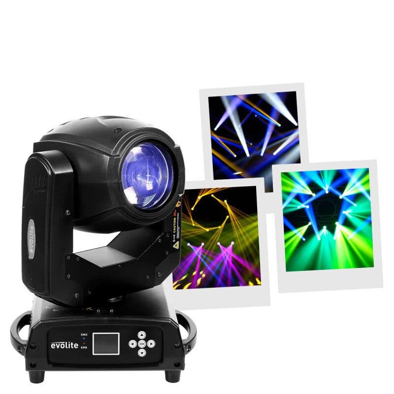Testa mobile beam lampada 1R 120W - EVOLITE MSC-EVOMOVINGBEAM1R