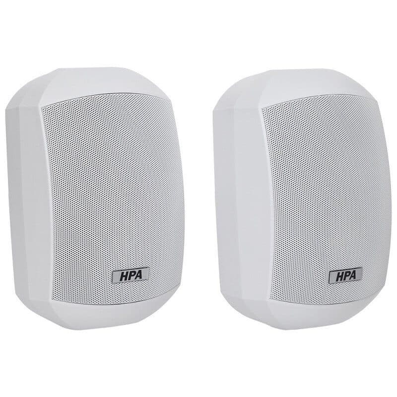 Coppia diffusori passivi 2 vie 100V IP66 bianco - HPA MSC-HPAWS400WH