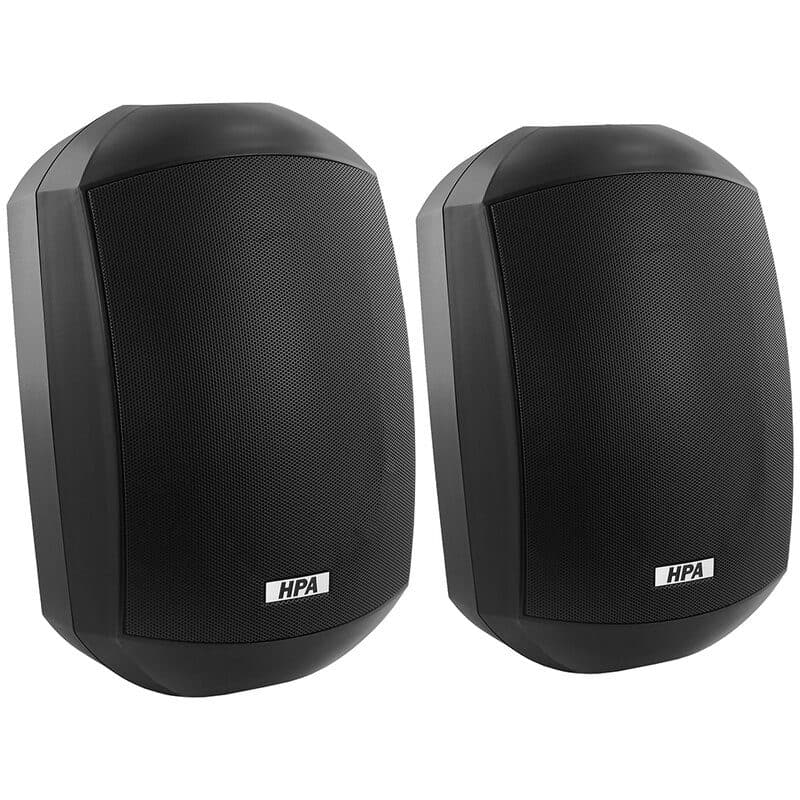 Diffusori PA installazione 2 vie passivi neri IP66 coppia - HPA MSC-HPAWS800BK