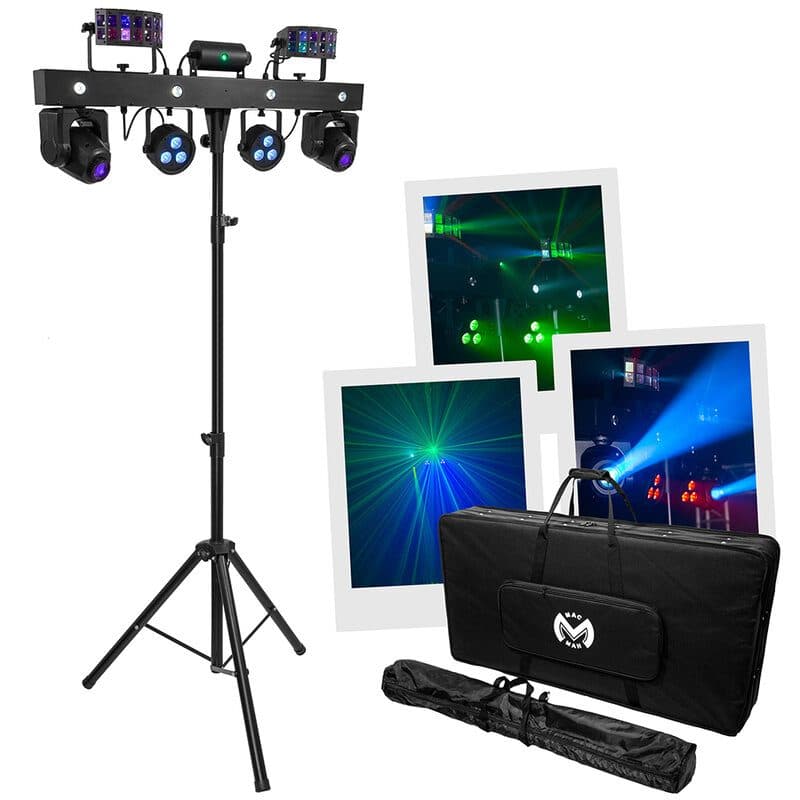 Barra animazione Moving-FX 1m teste mobili laser DMX - MAC MAH MSC-MACMOVINGFXBAR