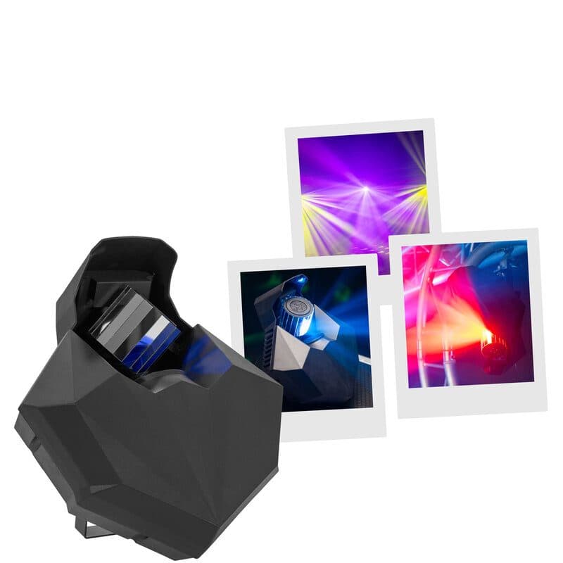 Faro LED retrò 80 W gobo 7 colori DMX512 strobo - MAC MAH MSC-MACRETROROLL