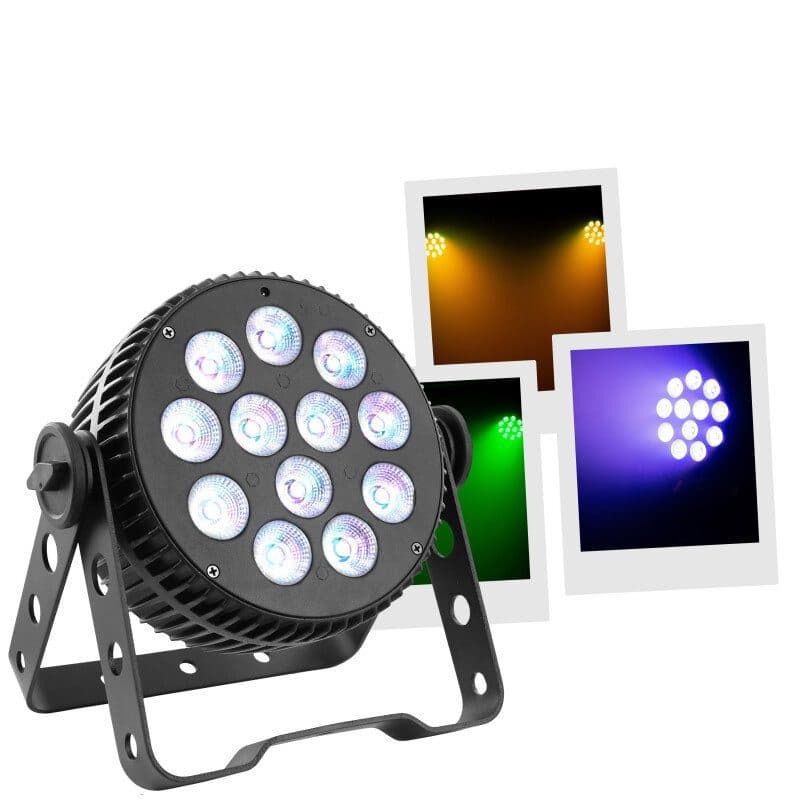 Proiettore PAR LED silenzioso 12x10W RGBWA/UV 6-in-1 45° - MAC MAH MSC-MACSILENTPAR12X10W6I