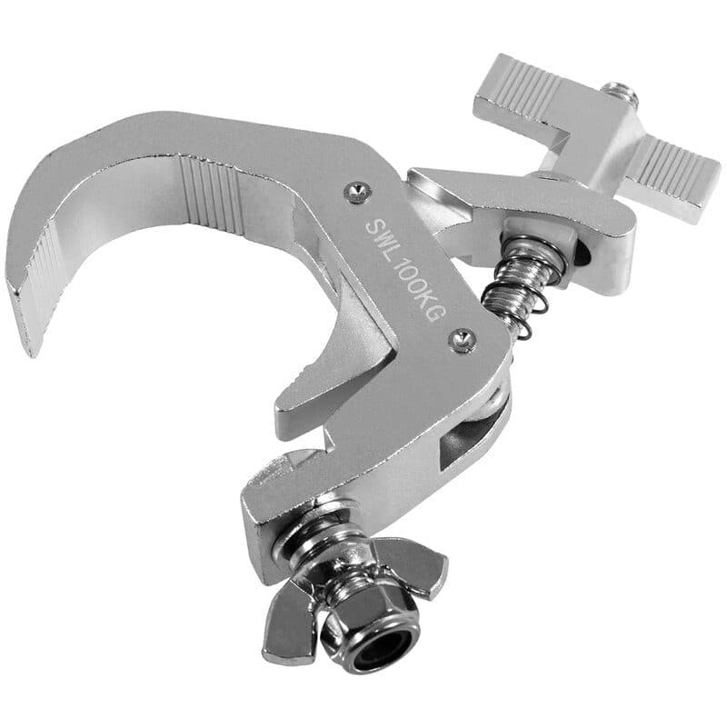 Clamp per tubi 40-58 mm portata 100 kg argento TÜV - PLUGGER MSC-PLU50CL100SIL