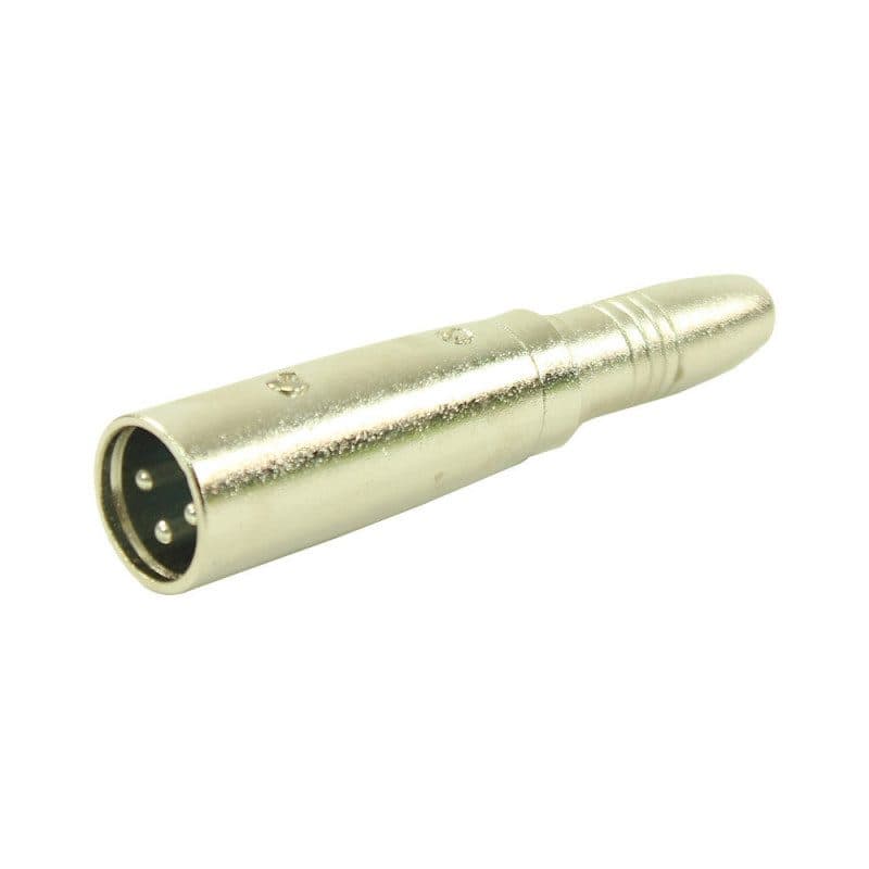 Adattatore jack mono femmina - XLR maschio in metallo - PLUGGER MSC-PLUADAPJFMXM3EAS