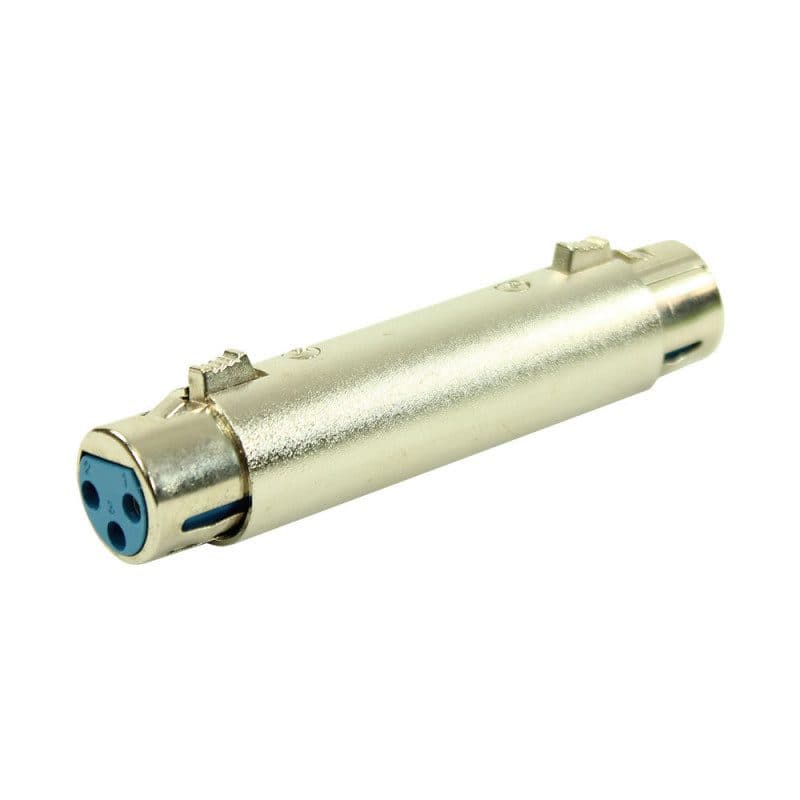 Adattatore XLR femmina - XLR femmina, connettore metallo - PLUGGER MSC-PLUADAPXF3XF3EAS