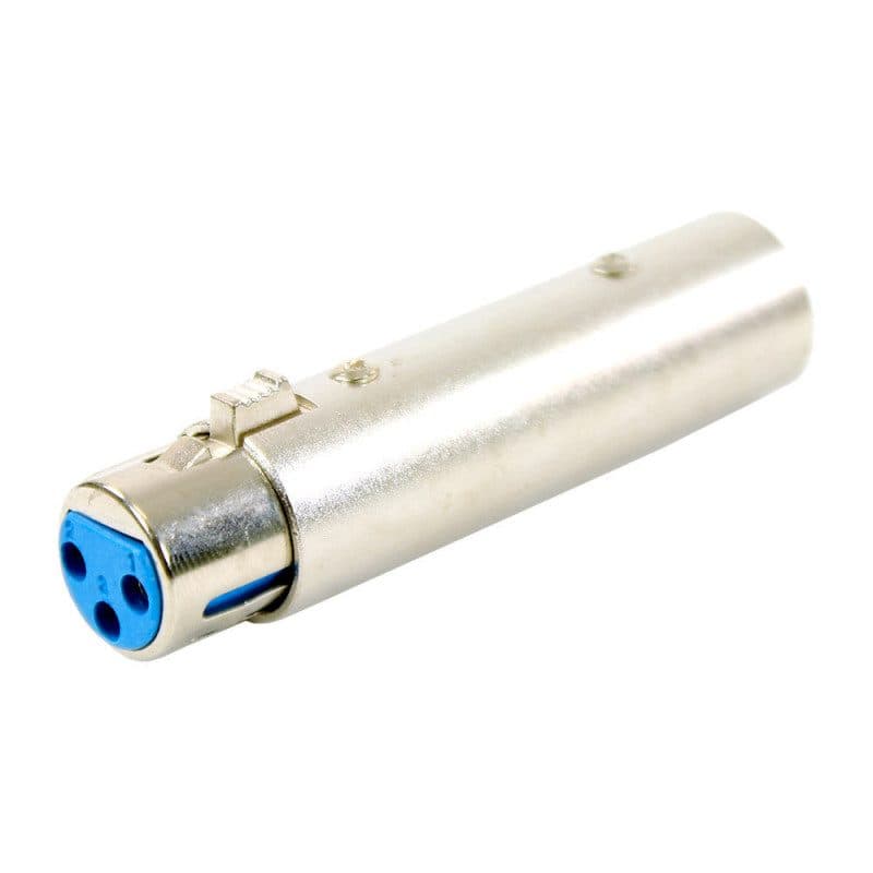 Adattatore XLR femmina - XLR maschio, connettore metallo - PLUGGER MSC-PLUADAPXF3XM3EAS