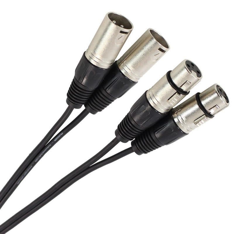 Cavo doppio XLR F-XLR M 0,6 m - PLUGGER MSC-PLUCABBXF3XM30M60EAS
