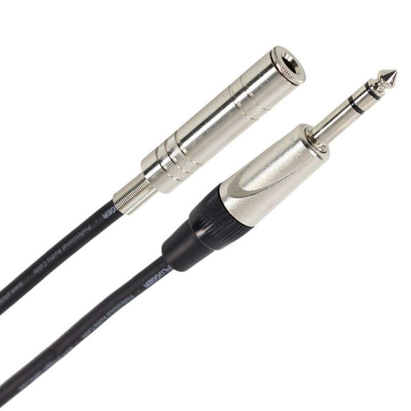 Cavo jack stereo femmina - jack stereo maschio 1,5m - PLUGGER MSC-PLUCABSJFSJMS1M50EAS