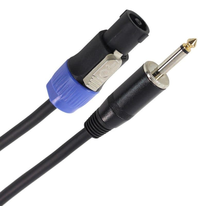 Cavo diffusori jack/speakON M/M 10m 2x1,5mm² - Plugger MSC-PLUCABSJM1SM110M0EAS