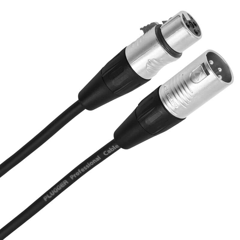 Cavo audio XLR 3p F-M Touring 1m OFC REAN - Plugger MSC-PLUCABSXF3XM31M00TOU