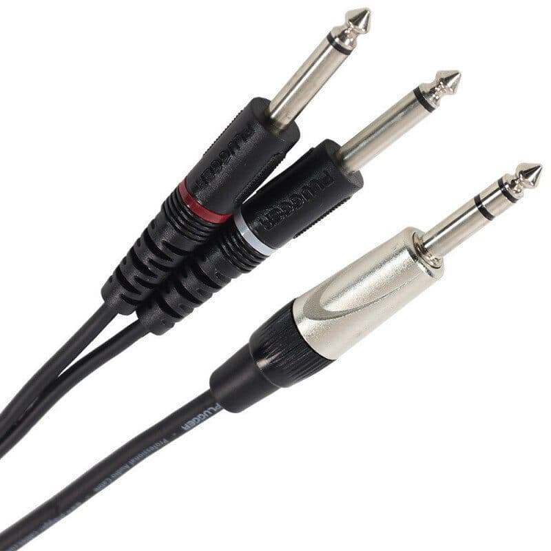 Cavo a Y jack stereo M - 2 jack mono M 1,5m - PLUGGER MSC-PLUCABYJMSJMM1M50EAS