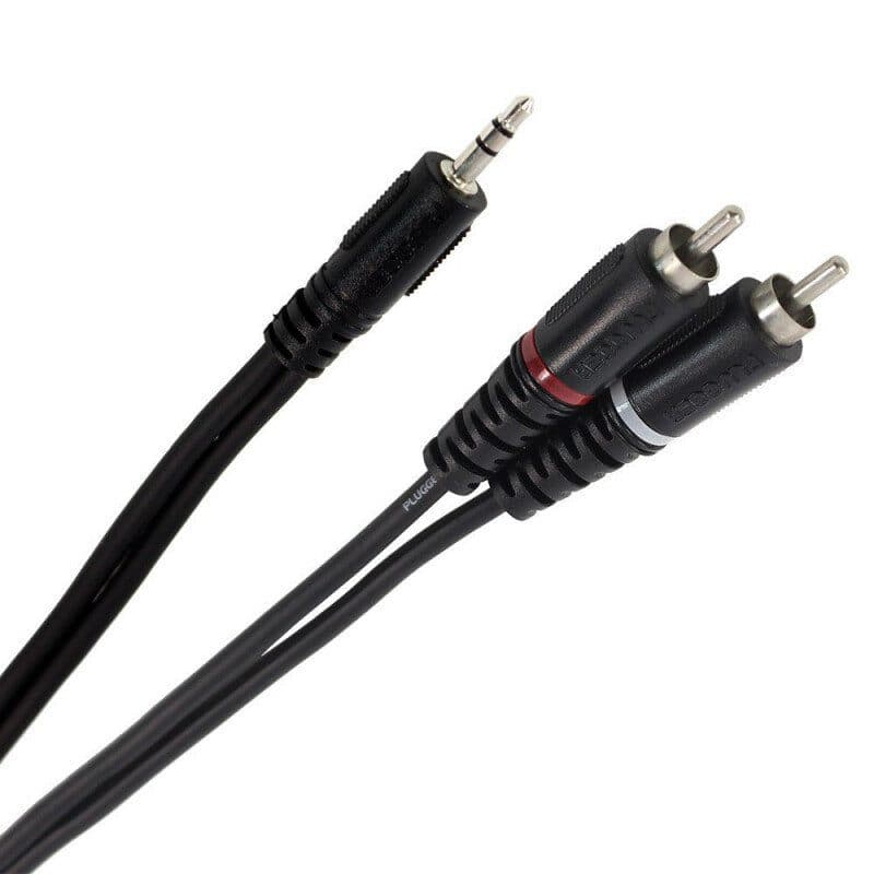 Cavo a Y mini-jack stereo M - 2 RCA M 1,5m - PLUGGER MSC-PLUCABYMMSRM01M50EAS