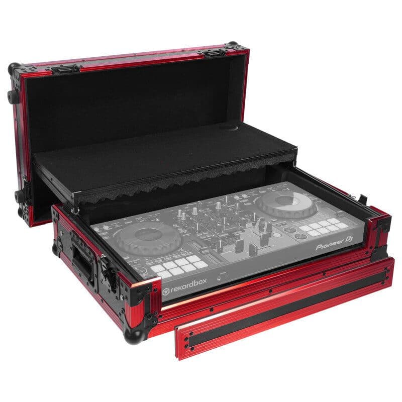 Flight case DDJ 800 Elite compensato 9mm con supporto laptop - PLUGGER CASE MSC-PLUFLIDDJ800ELI