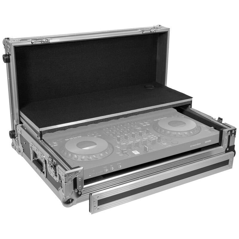 Flight case DDJ-GRV6 9mm ruote vassoio laptop - PLUGGER CASE MSC-PLUFLIDDJGRV6