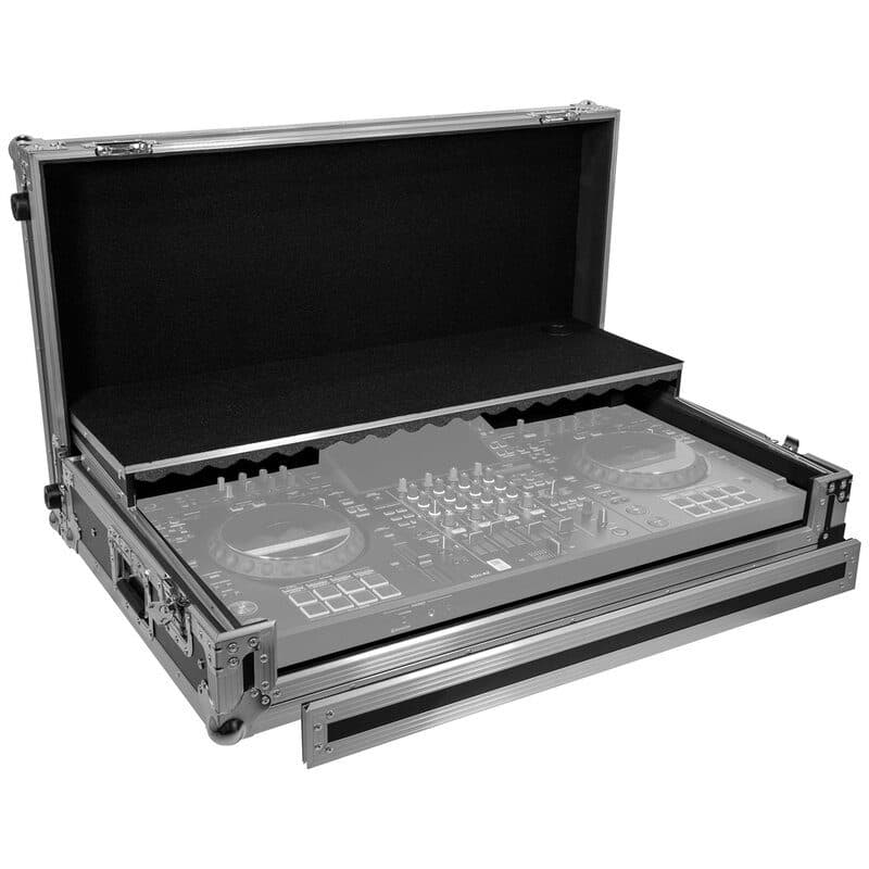 Flight case XDJ-AZ con ruote e vassoio laptop - PLUGGER CASE MSC-PLUFLIXDJAZ