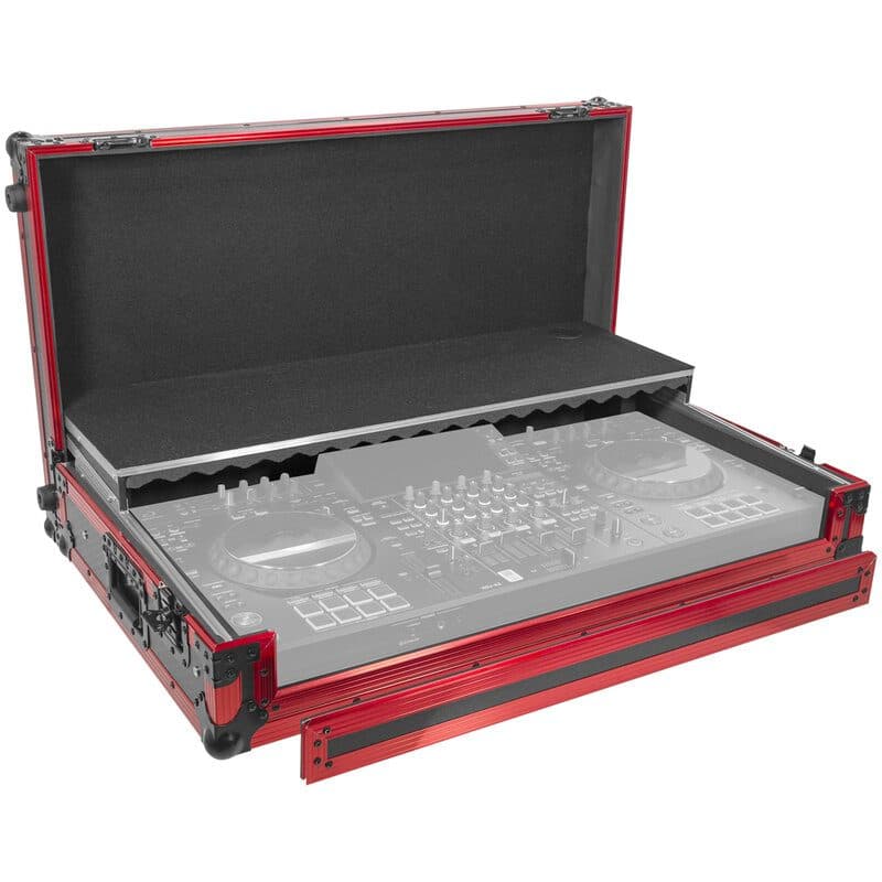 Flight case XDJ-AZ Elite nero/rosso con ruote - PLUGGER CASE MSC-PLUFLIXDJAZELI