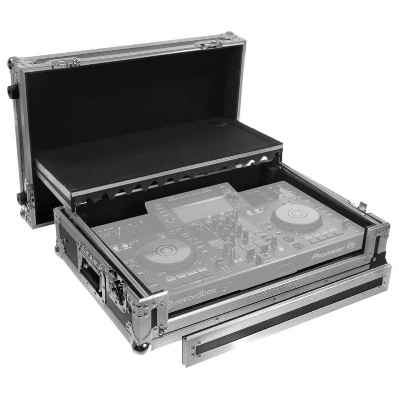 Flight case XDJ-RR angoli alluminio supporto PC vassoio - PLUGGER CASE MSC-PLUFLIXDJRR