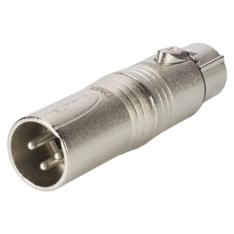 Adattatore XLR 3 poli maschio / XLR 5 poli femmina DMX - Neutrik NEU-NA3M5F