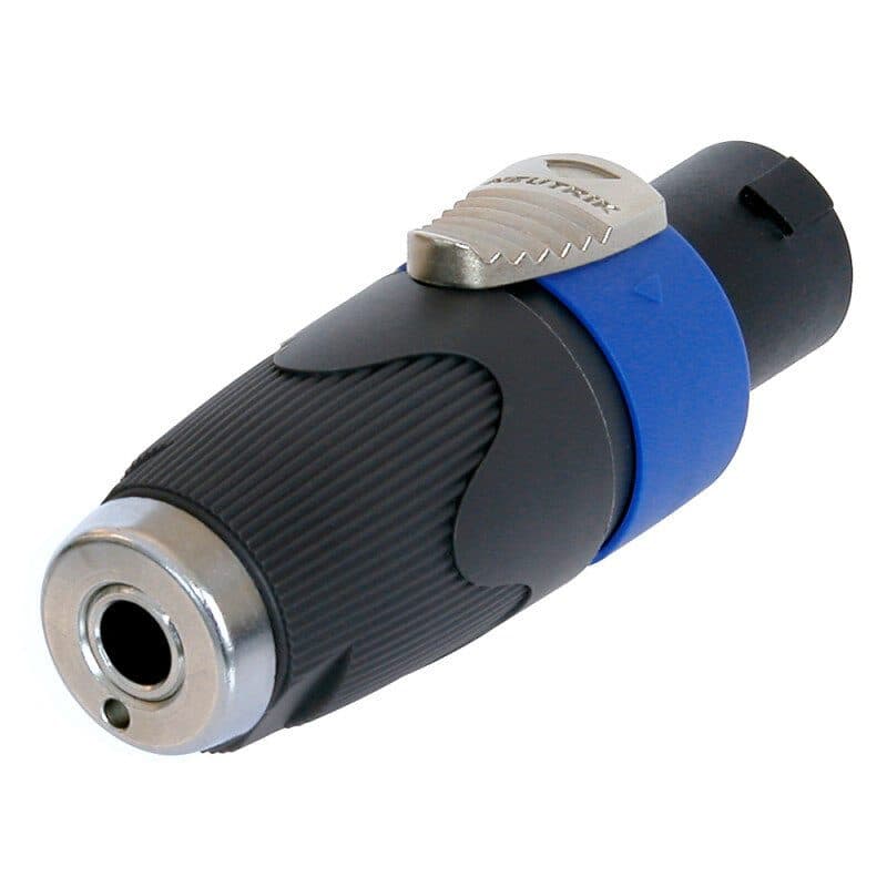 Adattatore speakON NENL4FC / jack mono 1/4" - Neutrik NEU-NA4LJX