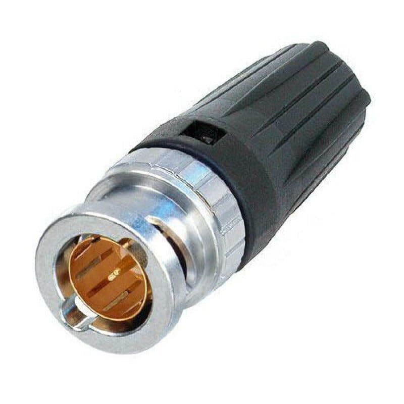 Connettore BNC maschio volante rearTWIST HD Tiny schermo 4,06mm pin 1,6mm - Neutrik NEU-NBTC75BLI4