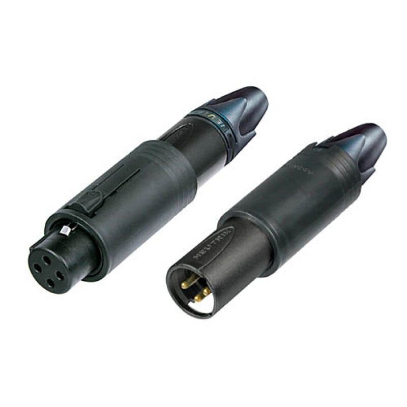 Connettore XLR 3 poli volante M/F nero ConvertCON - Neutrik NC3FM-C-B