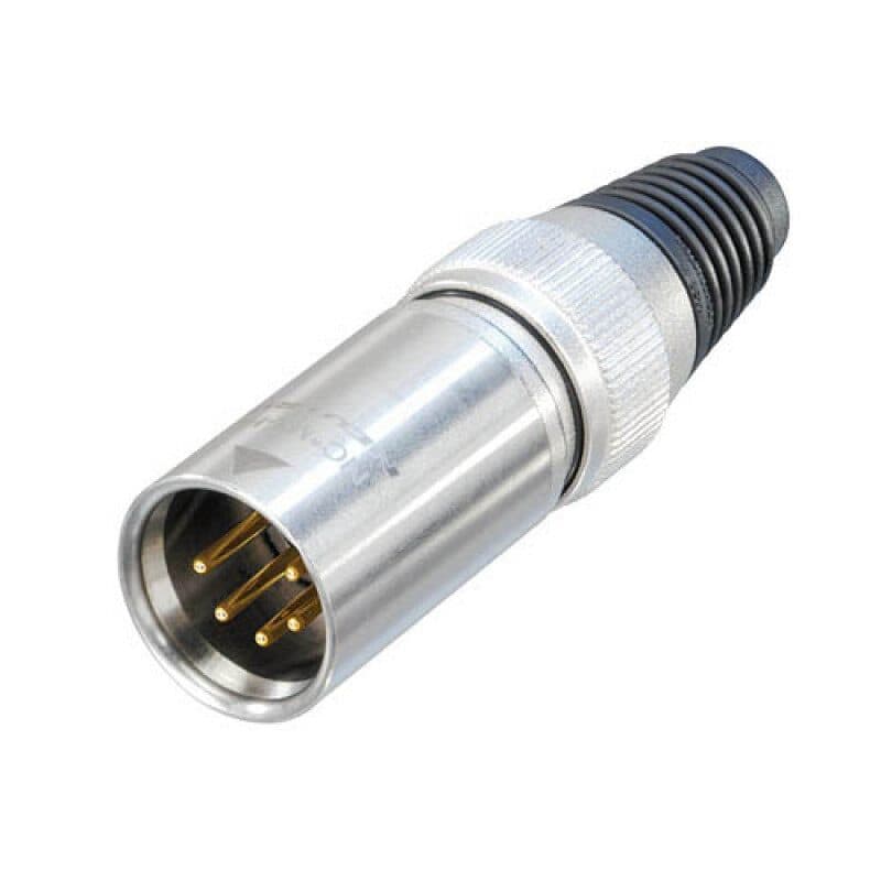 Connettore XLR maschio 4 poli volante Heavy Duty IP65 - NEUTRIK NEU-NC5MX-HD
