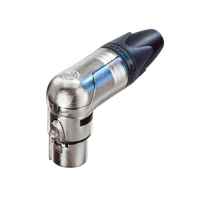 Connettore XLR femmina 6 poli angolare volante Serie RX - Neutrik NC6FRX