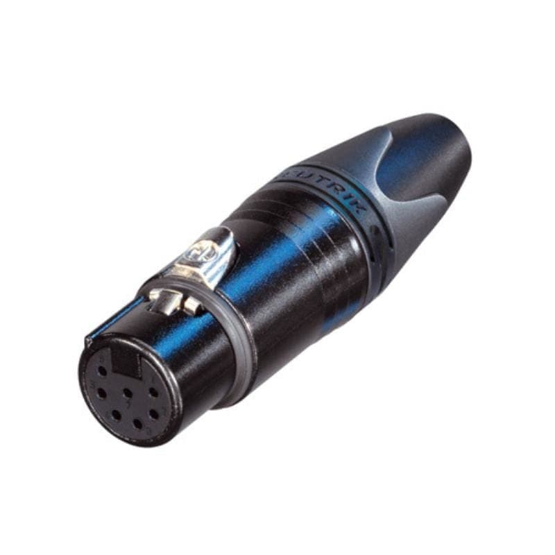 Connettore XLR volante femmina 7 poli Serie XX oro - Neutrik NEU-NC7FXX-B