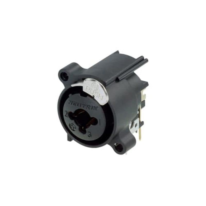 Connettore combo XLR 3 poli + jack 1/4" pannello compatto - NEUTRIK NEU-NCJ6FA-H-D