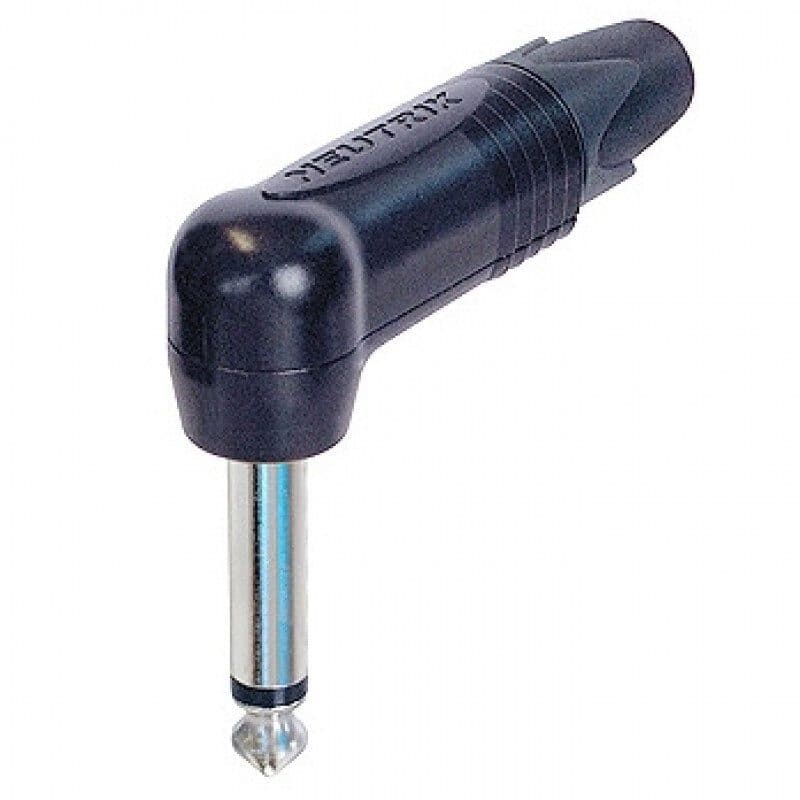 Connettore Jack mono 6,3 mm angolare serie PX contatti nickel - NEUTRIK NEU-NP2RX-BAG