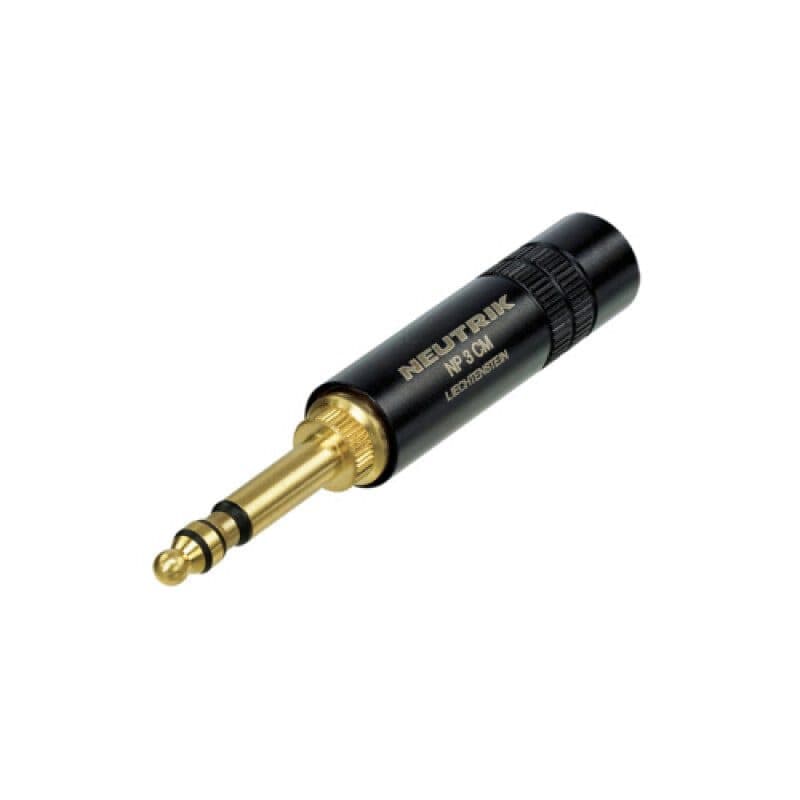 Connettore maschio 5,23 mm standard MIL-P-642/5A - Neutrik NEU-NP3CM-B