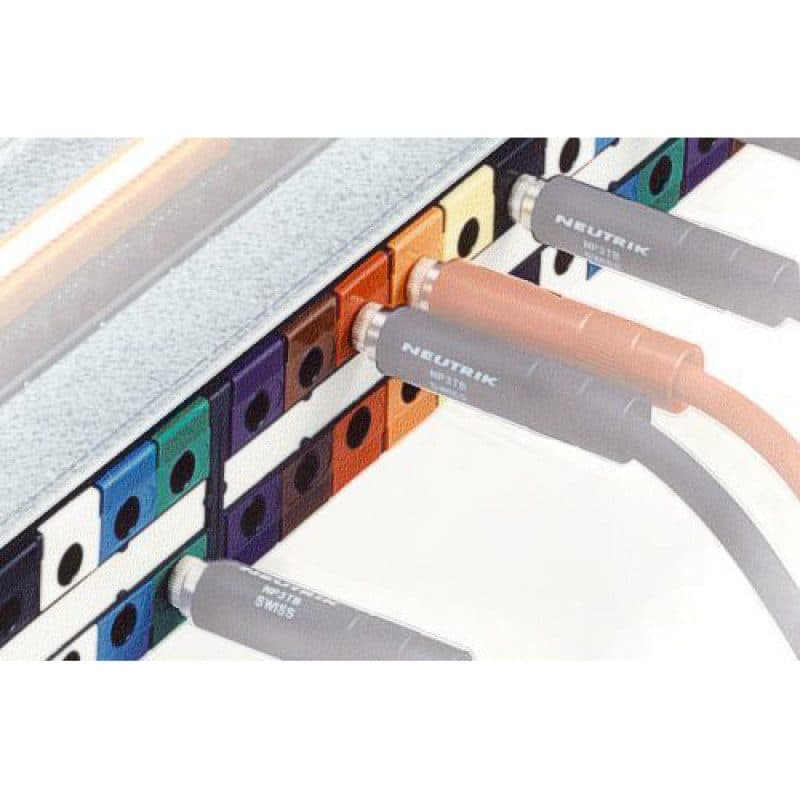 Placchetta identificazione gialla serie NPP-TB, 100 pz - NEUTRIK NEU-NPP-LB-4