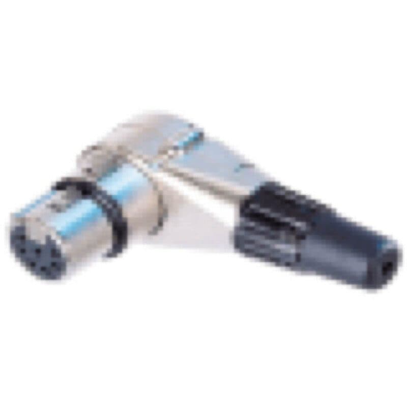Connettore XLR femmina 7 pin angolare per cavo 45° - Neutrik NTCA3FRC