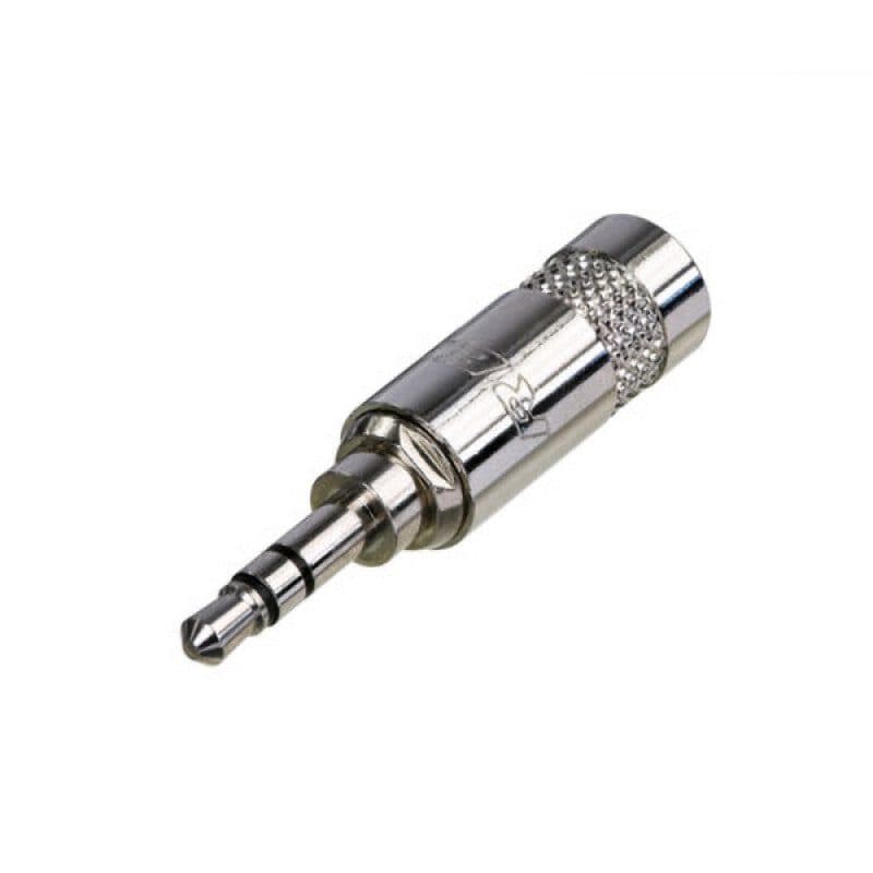 Connettore mini-jack stereo 3,5mm nickel, crimp cavo 4mm - NEUTRIK NEU-NYS231