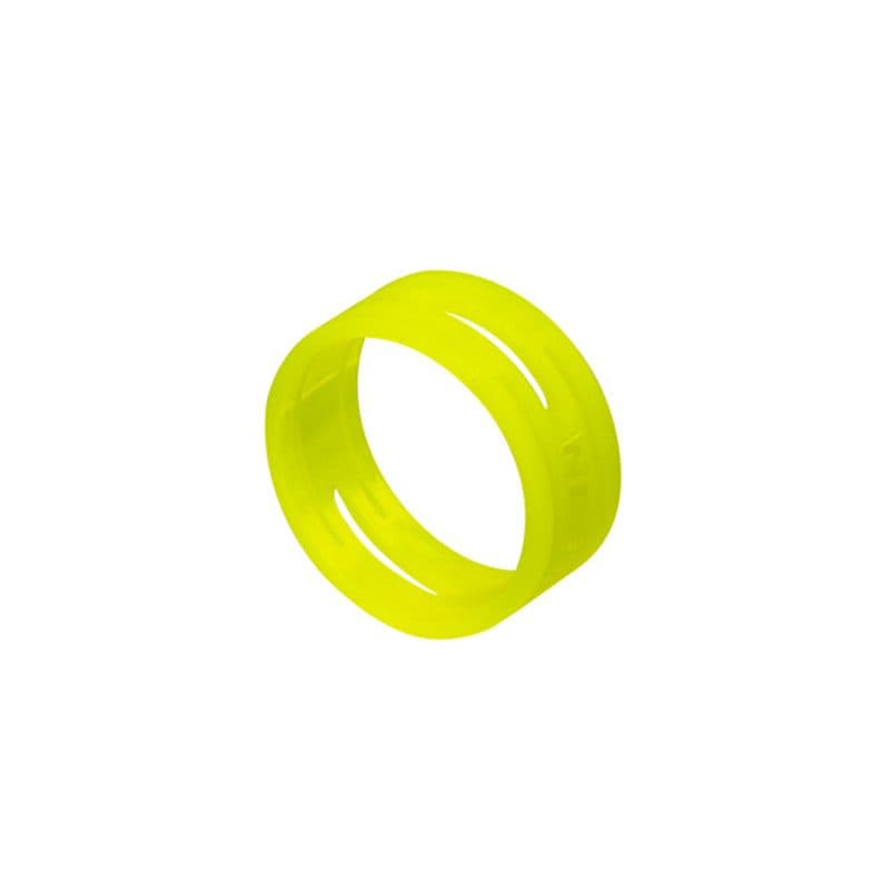 Anelli codifica fluorescenti giallo NEO, 100 pz - Neutrik NEU-XXR-4 NEO