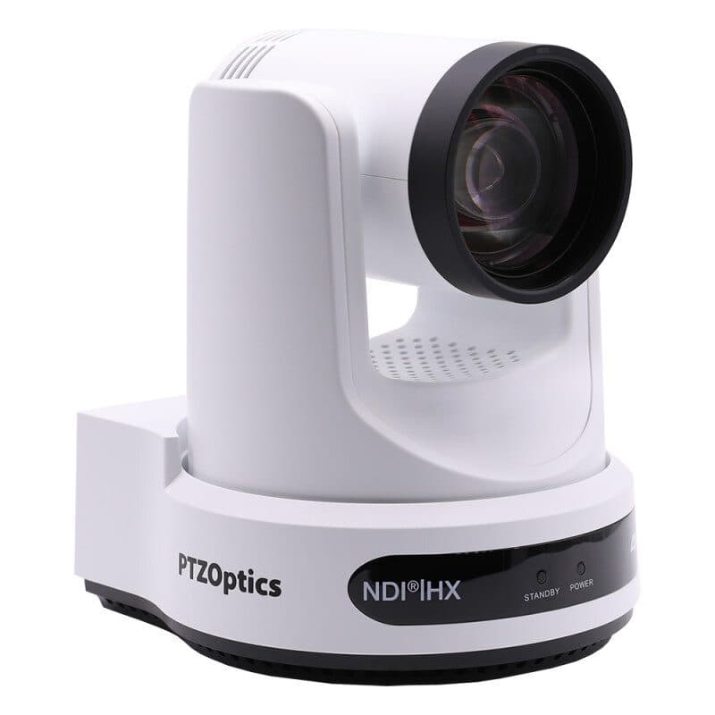 Telecamera PTZ Move 4K 12x bianca auto tracking - PTZOPTICS POP-PT12X-4K-WH-G3
