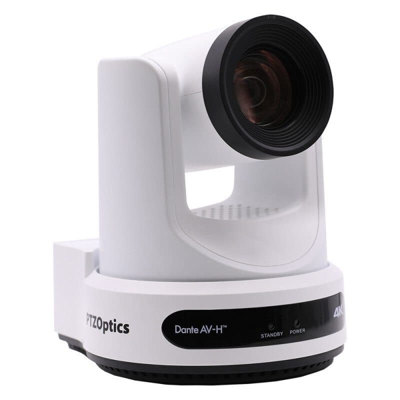 Telecamera PTZ Link 4K 20x auto tracking bianca - PTZOPTICS POP-PT20X-LINK-4K-WH