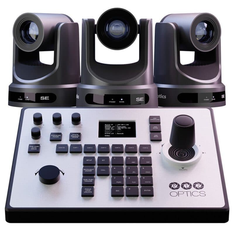 Kit Producer SE 3 telecamere PTZ 1080p 20x + joystick - PTZOPTICS POP-PT20XSE-PRODUCER-JOY4