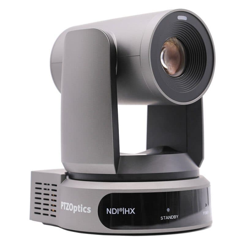 Telecamera PTZ Move 4K 30x auto tracking grigia - PTZOPTICS POP-PT30X-4K-GY-G3