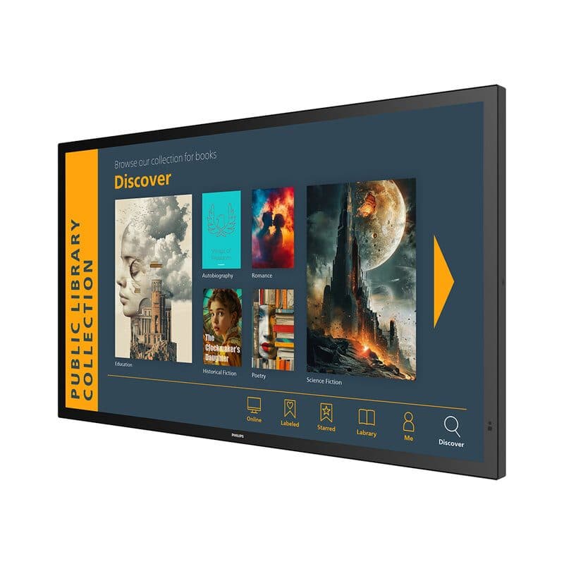 Display interattivo touch 32" PCAP 450 nit 24/7 Android 13 - PPDS PPD-43BDL3751T/00