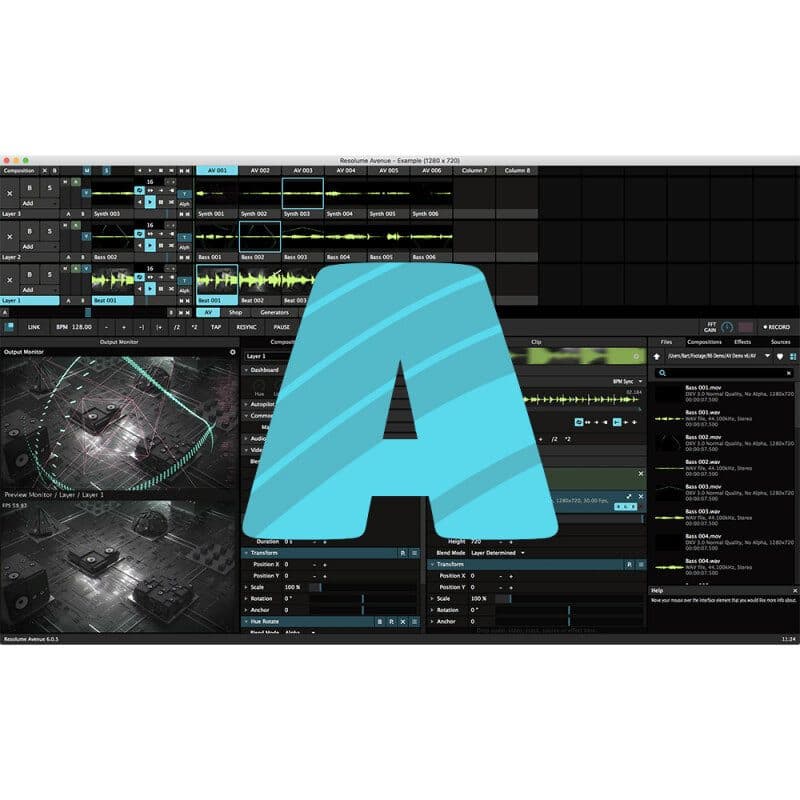 Licenza software video Avenue 7 per 4 PC - RESOLUME RES-AVENUE7X4
