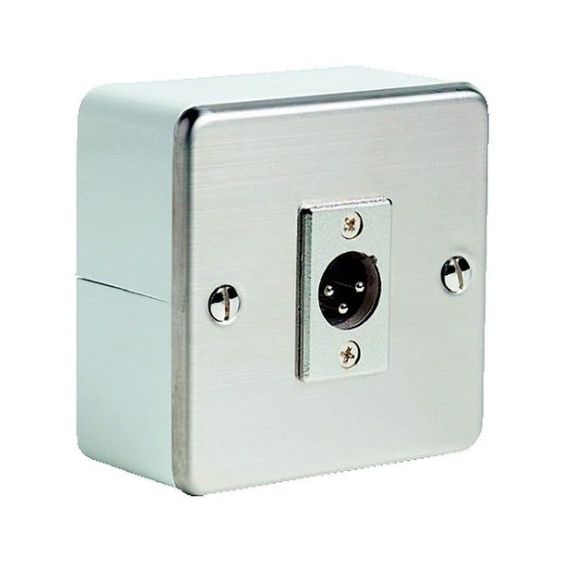 Scatola da muro presa XLR 3-pol maschio 80x80x40mm - RONDSON RON-00401