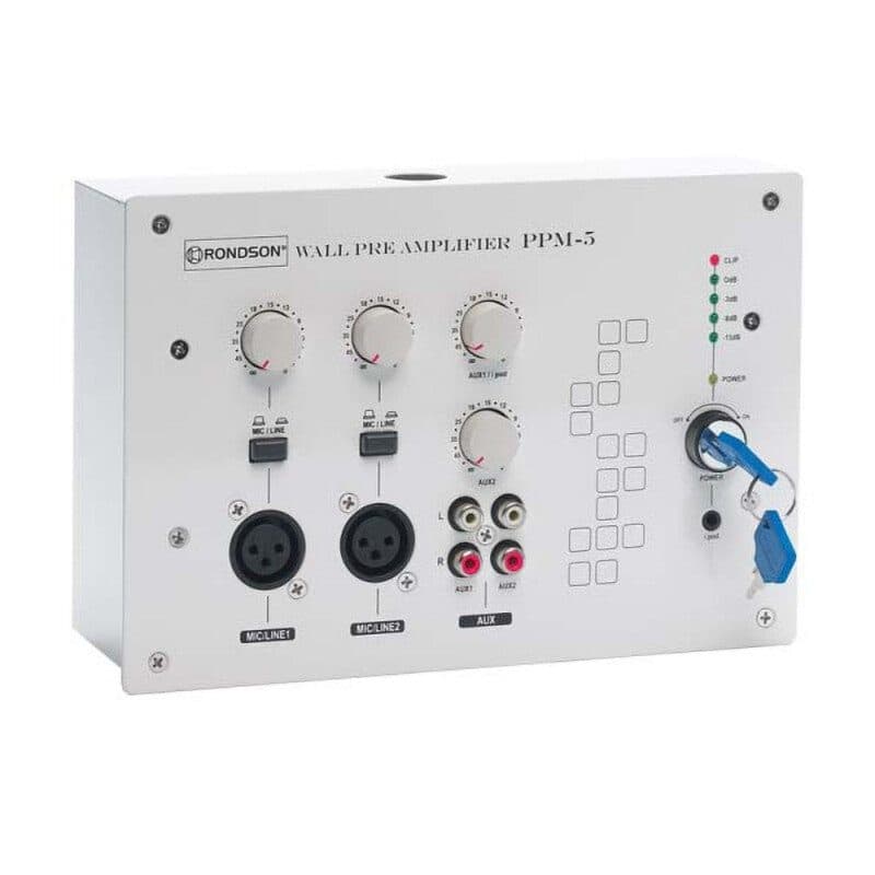 Preamplificatore da parete 2 XLR 2 RCA ingresso iPod - RONDSON RON-02094