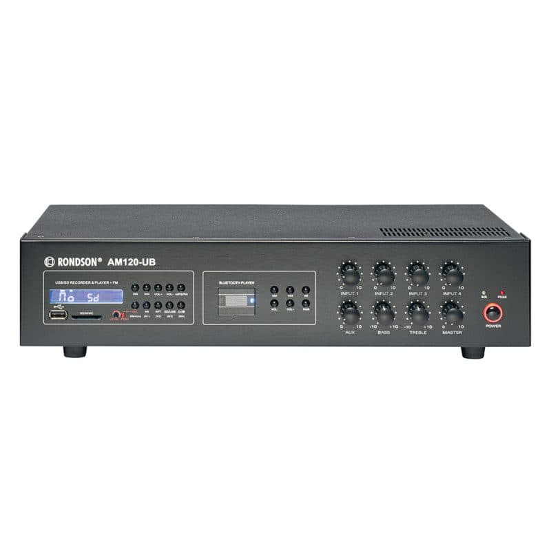 Ricevitore mixer 120W 100V Bluetooth USB/SD FM - RONDSON AM 120UB RON-02120